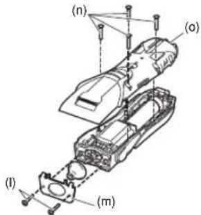 PANASONIC ER2211 - Retrait de la batterie rechargeable intégrée - 3