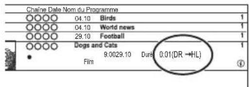 PANASONIC DMRUBT1 - Pour vérifier si le changement de la qualité de l'image est fini - 1