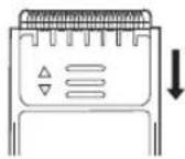PANASONIC ER2171 - Zasunte zastrchu do strihaça. - 7