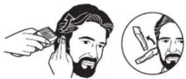 PANASONIC ER2171 - Corte ao redor das orelhas - 1