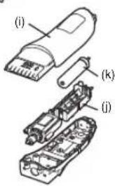 PANASONIC ER2171 - Removing the built-in rechargeable battery - 3