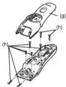 PANASONIC ER2171 - Entfernung des eingebauten wiederaufladbaren Akkus - 2