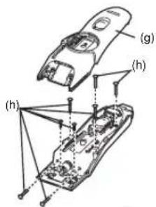 PANASONIC ER2171 - Wyjmowanie wbudowanego akumulatora - 2
