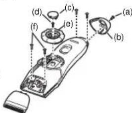 PANASONIC ER2171 - Icine yerlestirilmis yeniden sarj edilebilir pili cikartmak - 1