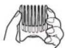 PANASONIC ER2171 - Utilisation de la tondeuse - 1