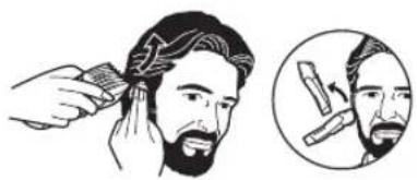 PANASONIC ER2171 - Cutting around the ears - 1