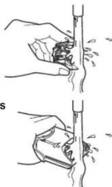 PANASONIC ER2171 - En cas de nettoyage à l'eau courante - 2