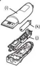 PANASONIC ER2171 - Remoção da bateria recarregavel incorpORA - 3