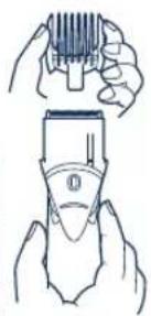 PANASONIC ER2061 - Utilización del recortador - 1