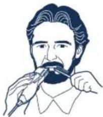 PANASONIC ER2061 - Använda trimmern - 3