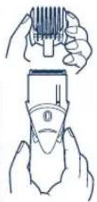 PANASONIC ER2061 - Använda trimmern - 1