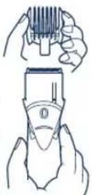 PANASONIC ER2061 - Utilisation de la tondeuse - 1