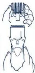 PANASONIC ER2061 - De trimmer gebruiken - 1