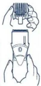 PANASONIC ER2061 - Verwendung des Bart-/Haarschneiders - 1