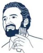 PANASONIC ER2061 - De trimmer gebruiken - 2