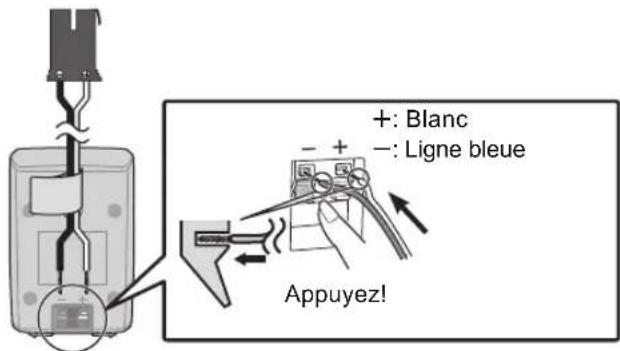PANASONIC SCBTT350 - Pour préparer les câbles et effectuer la connexion - 2