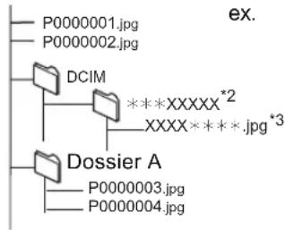 PANASONIC SCBTT350 - Structures des dossiers photos (JPEG) - 3