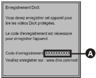 PANASONIC SCBTT350 - Affichez le code d'enregistrement de l'appareil. - 1