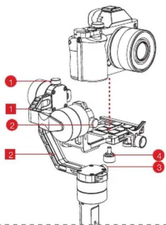 Zhiyun Crane Plus - Méthode d'utilisation - 4