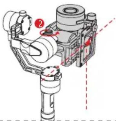 Zhiyun Crane Plus - Réglage de niveau sur l'axe d'inclinaison - 3