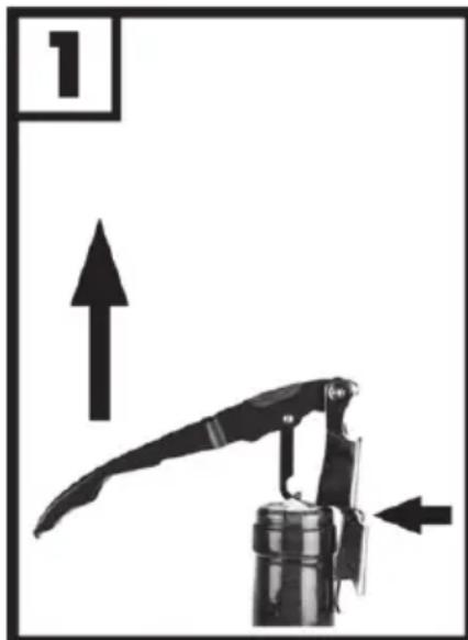 CRIVIT CKT 12 A2 - Utilisation du tire-bouchon/du décapsuleur - 1