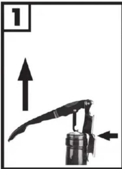 CRIVIT CKT 12 A2 - Utilizar o saca-rolhas/abre-garrafas - 1