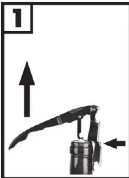 CRIVIT CKT 12 A3 - Using corkscrew/bottle opener - 1