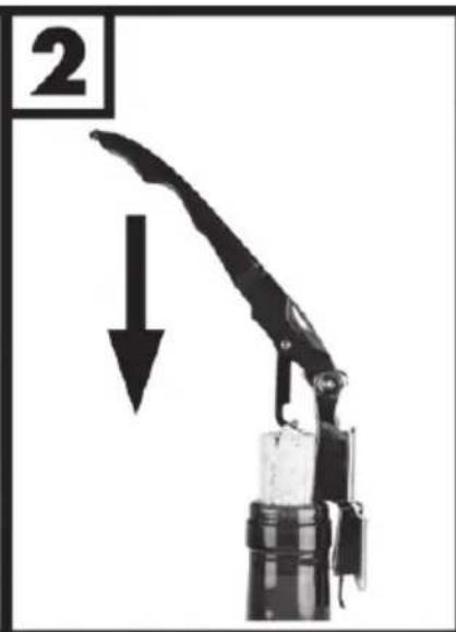 CRIVIT CKT 12 A3 - Korkenzieher/Flaschenöffner verwenden - 2