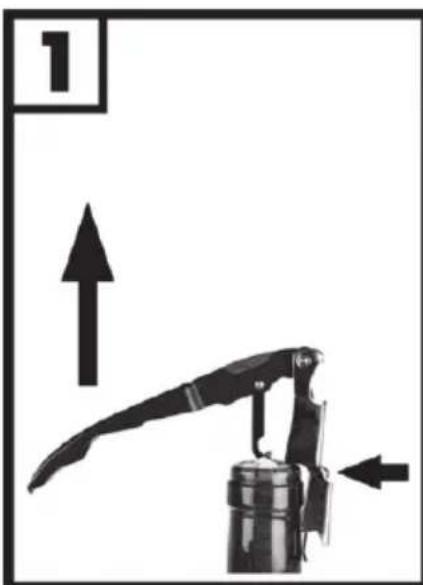 CRIVIT CKT 12 A3 - Uso del sacacorchos/abridor de botellas - 1