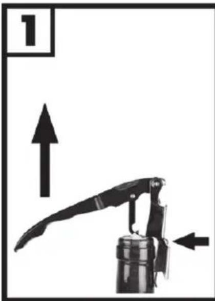 CRIVIT CKT 12 A3 - Kurkentrekker / flesopener gebruiken - 1