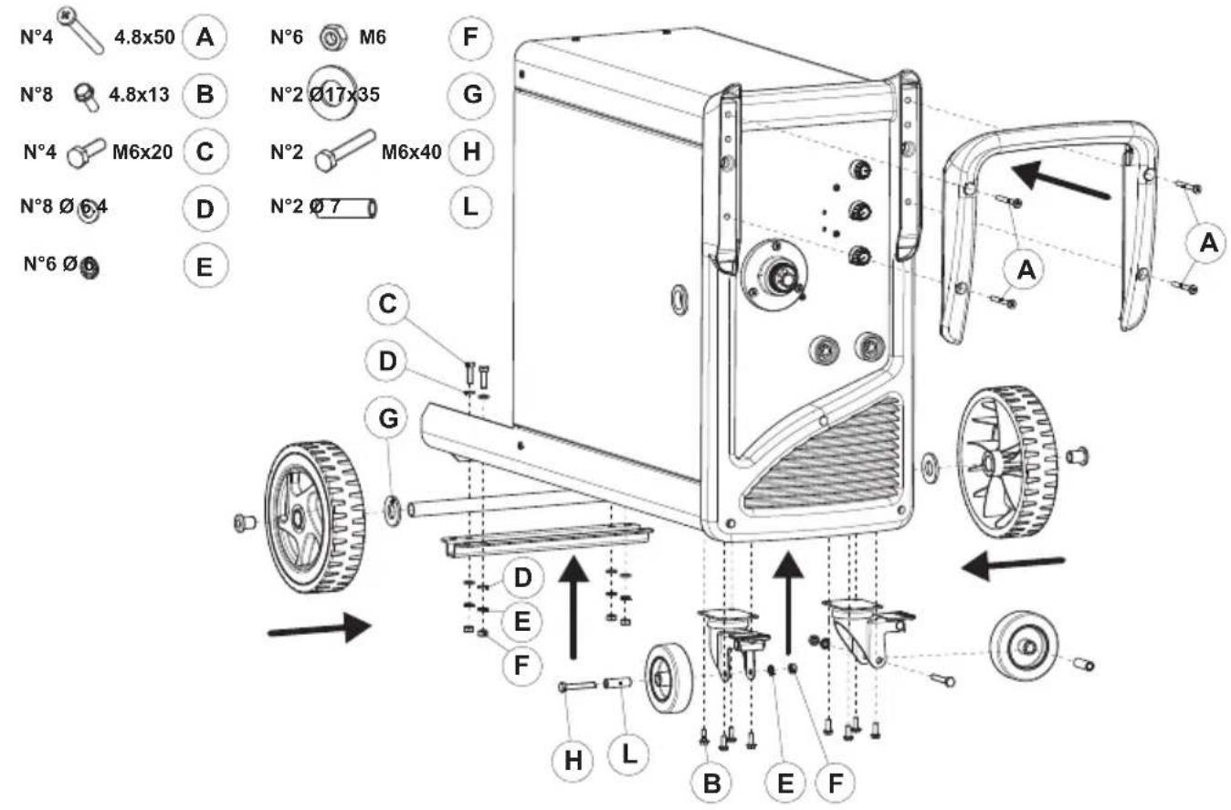 Telwin Maxima 160 Synergic - SUGGESTED VALUES FOR WELDING - DATI ORIENTATIVI PER SALDATURA - 21