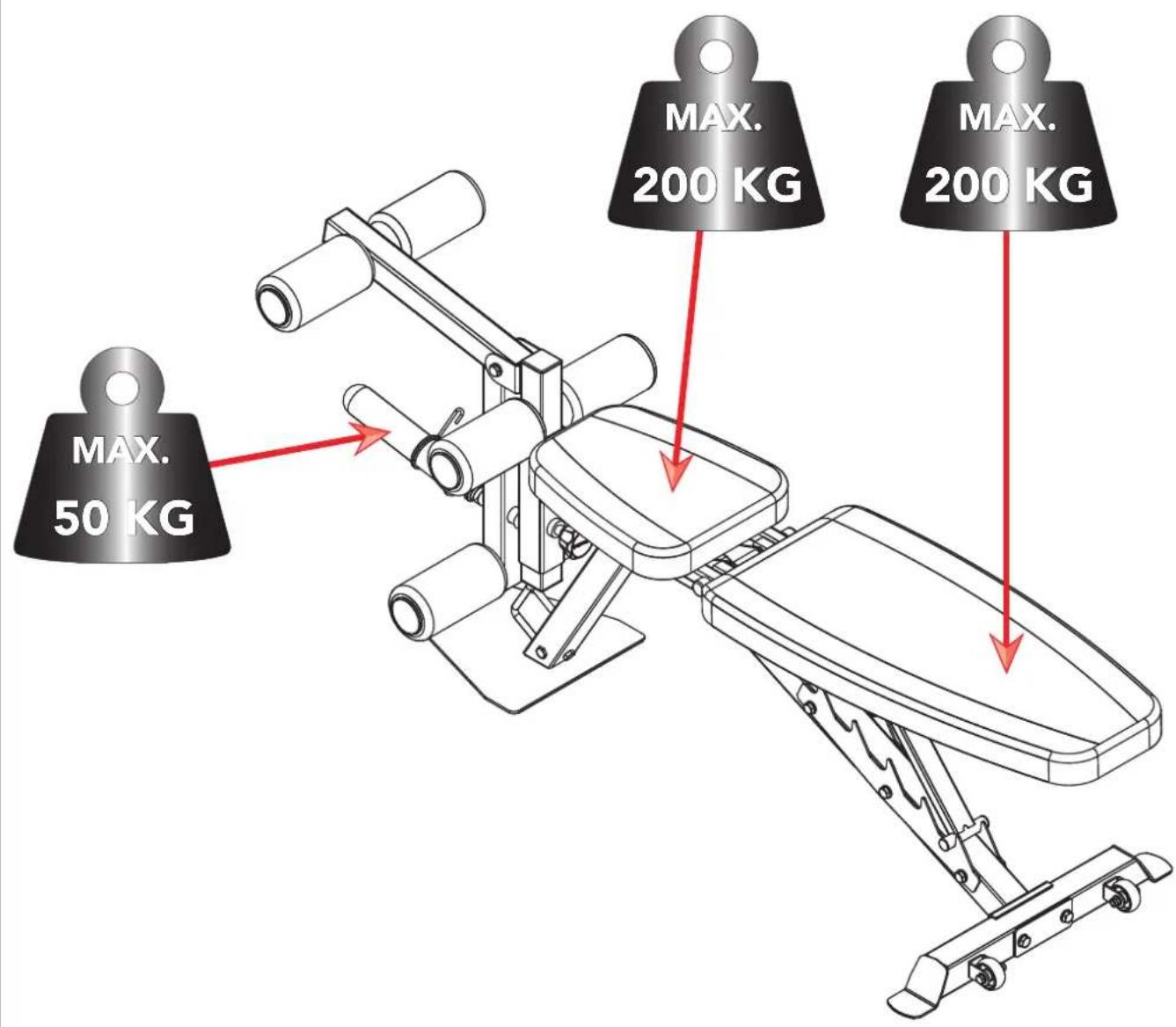 TUNTURI UB60 Utility Bench - D-3 - 3
