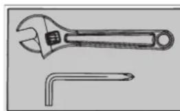 TUNTURI CT40 Core trainer - Apriete de tuercas y tornillos - 1