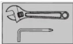 TUNTURI CT40 Core trainer - Fasten Nuts and Bolts - 1