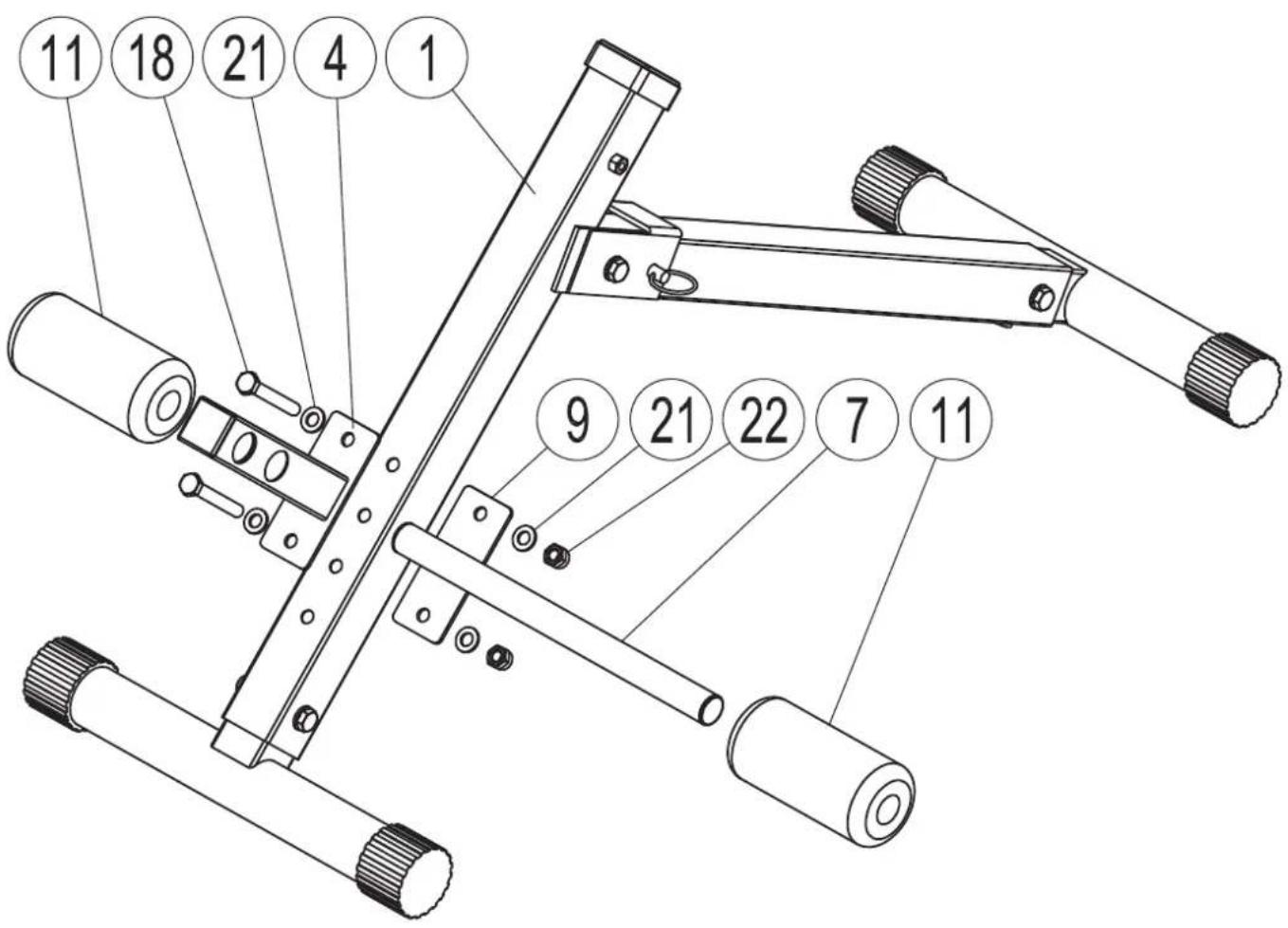 TUNTURI CT40 Core trainer - 2
