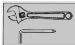 TUNTURI CT40 Core trainer - Bouten en moeren aandraaien - 1