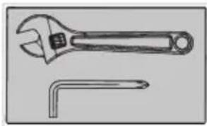 TUNTURI WB40 Compact Width Weight Bench - Fasten Nuts and Bolts - 1