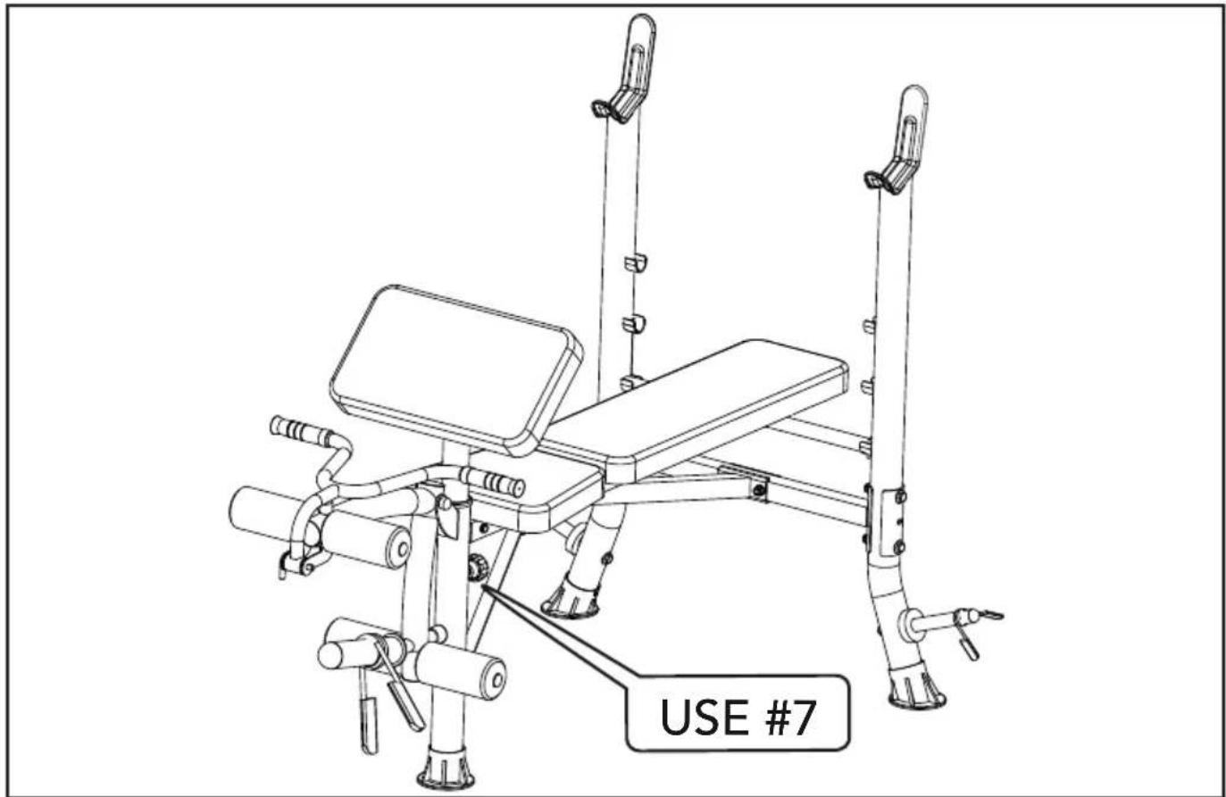 TUNTURI WB40 Compact Width Weight Bench - A #3 - 4