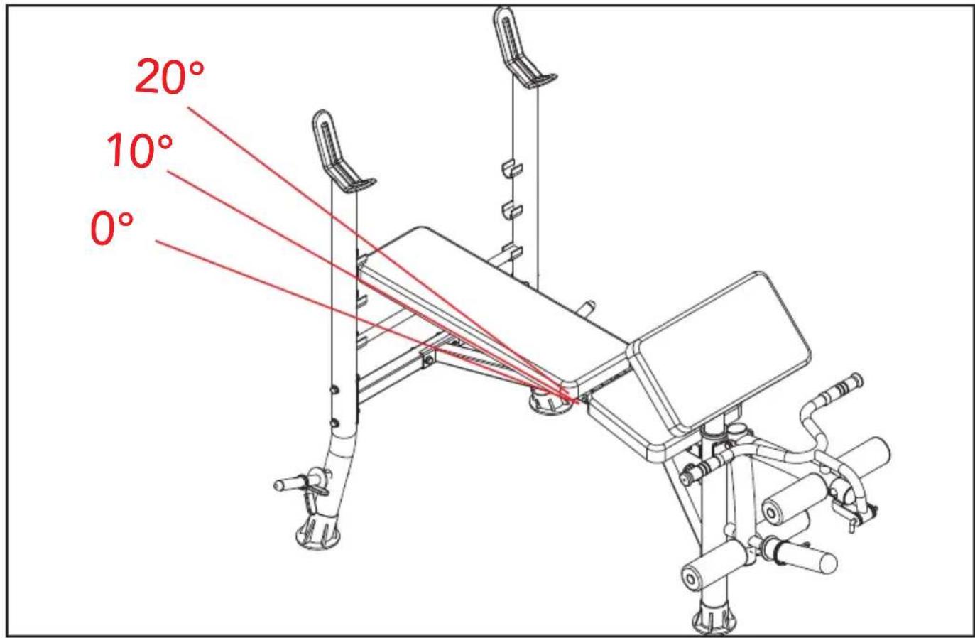 TUNTURI WB40 Compact Width Weight Bench - Use - 1
