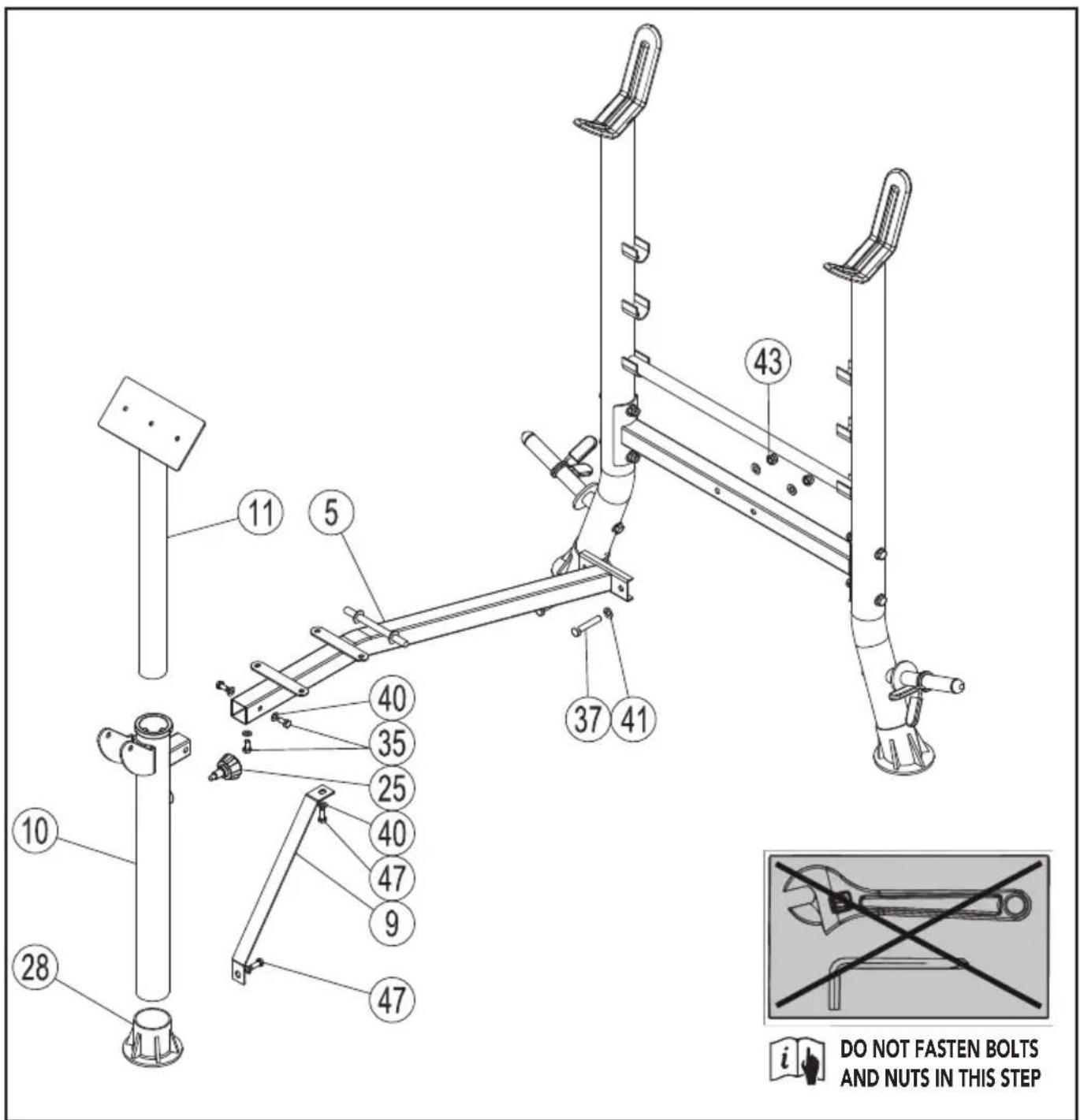 TUNTURI WB40 Compact Width Weight Bench - A #1 - 2