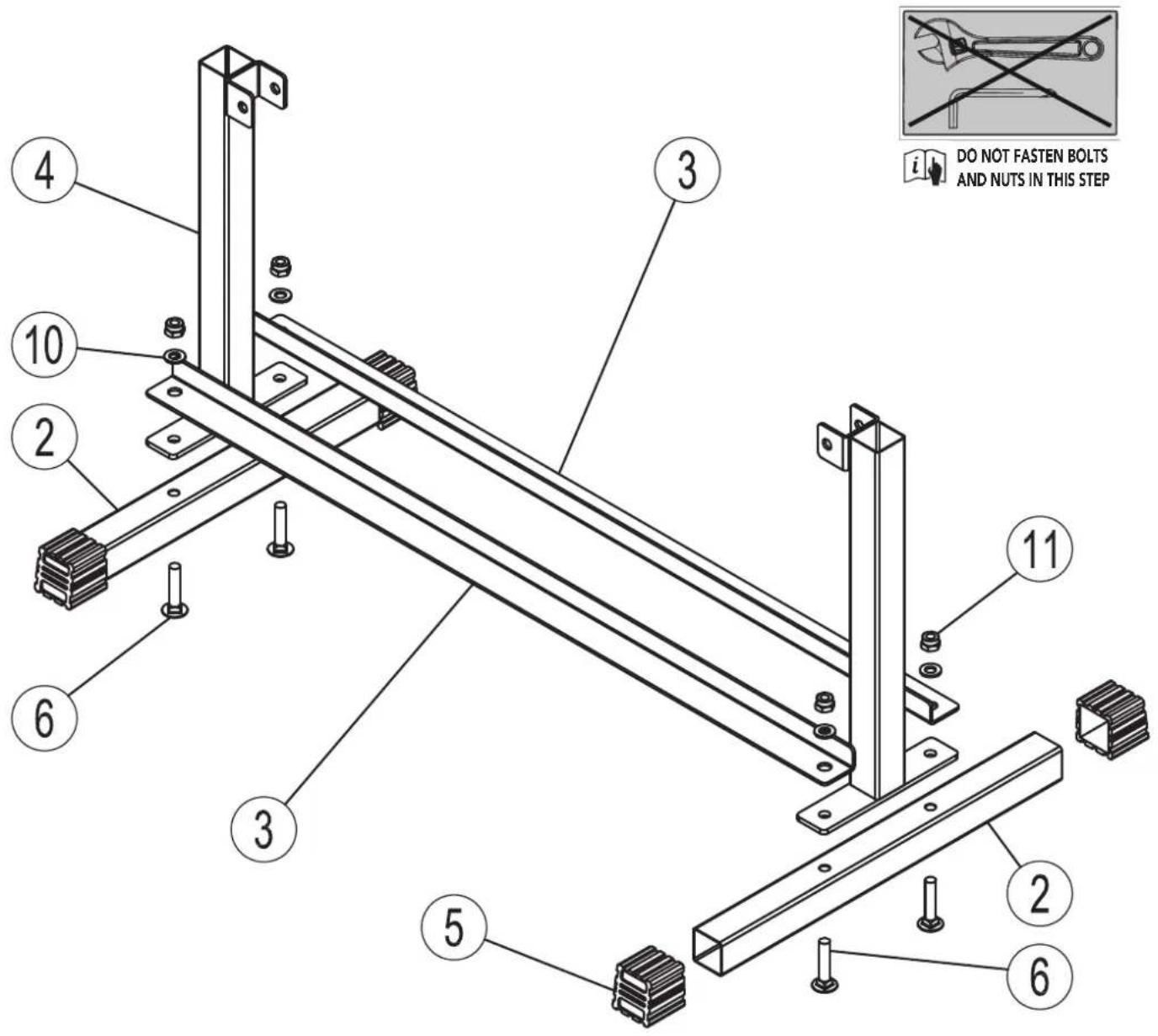 TUNTURI FB20 Flat Bench - 1 - 1