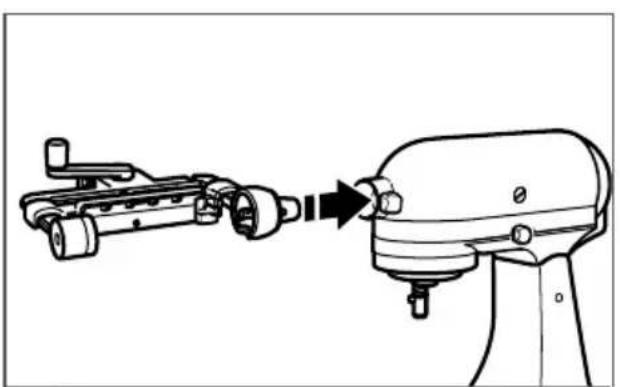 KITCHENAID KSMSCA - USING THE VEGETABLE SHEET CUTTER ATTACHMENT - 1