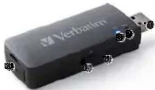 VERBATIM MediaShare Mini - ① Rise USB - 1