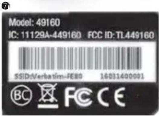 VERBATIM MediaShare Mini - ③ LED indikátor Wi-Fi - 2