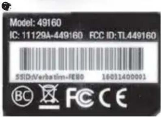 VERBATIM MediaShare Mini - ③ Индикато рсостояния Wi-Fi - 1