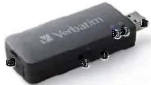 VERBATIM MediaShare Mini - ③ LED Wi-Fi - 1