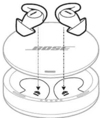 BOSE Noisemasking Sleepbuds - A SLEEPBUDS™ FÜLDUGÖK TÁROLÁSA - 1