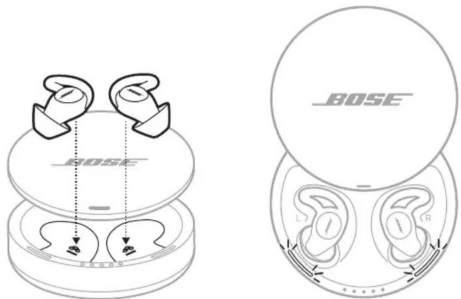 BOSE Noisemasking Sleepbuds - WYŁACZANIE ZASILANIA - 1