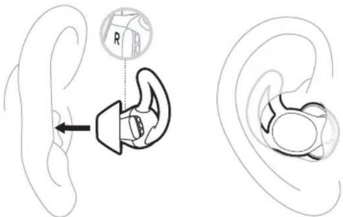 BOSE Noisemasking Sleepbuds - WKŁADANIE SŁUCHAWEK SLEEPBUDS™ DO USZU - 2