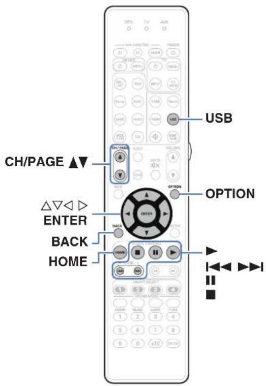 MARANTZ SR7013 - Lecture du contenu d'un dispositif mémoire USB - 1